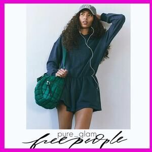 Free People hooded romper